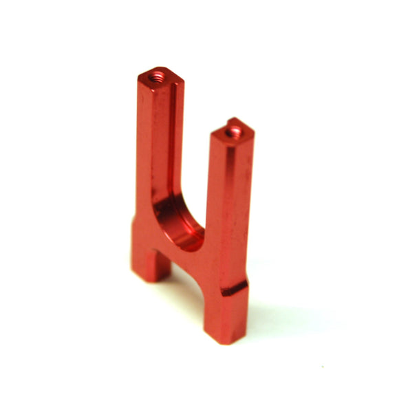 Red Aluminum Center Diff Mount, for Limitless/Infractio - Race Dawg RC